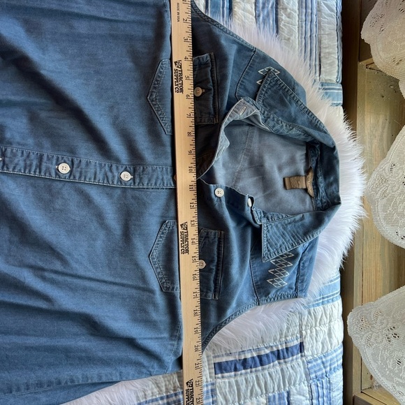 Bit & Bridle Cotton Rayon Denim Dress M - Picture 5 of 6